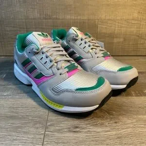 Adidas ZX 8000 Grey Court Green Pink Originals Unisex
